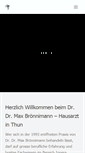 Mobile Screenshot of hausarzt-thun.ch